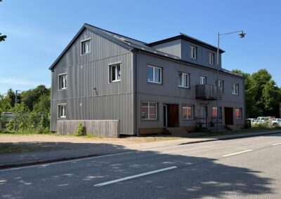 Exteriör mot Hässleholmsvägen