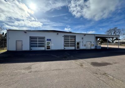 Fasad mot gårdssida